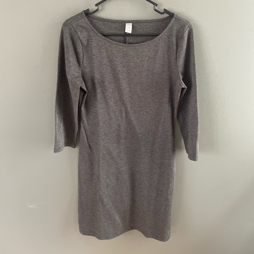 OLD NAVY✨Dark Grey 3/4 Sleeve Dress